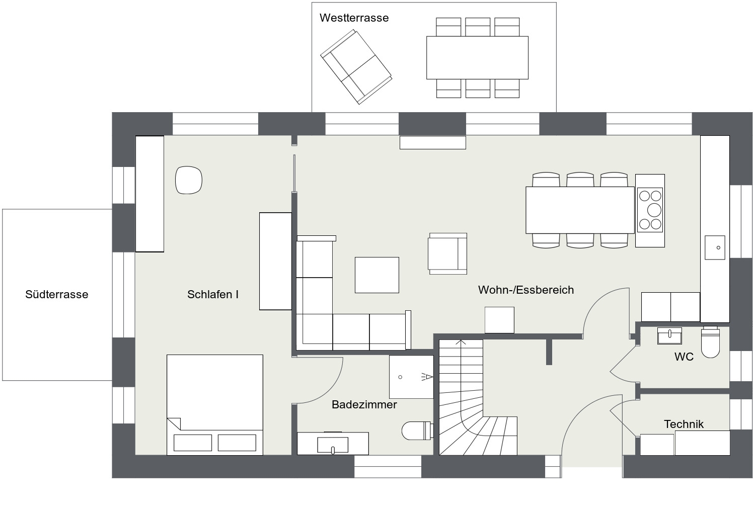 Grundriss Erdgeschoss